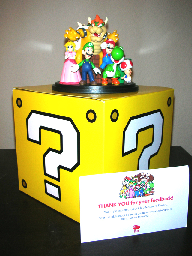 Club Nintendo Mario and Friends 2010 Platinum Reward Statue: